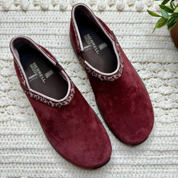 MERRELL Women's 8.5 Encore Adams Slip On Performance Shoe Raisin Suede Leather - Picture 12 of 12